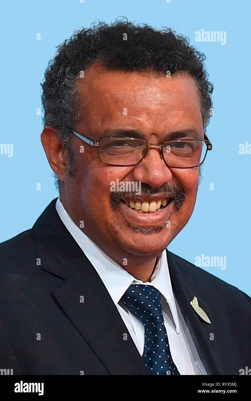 Tedros Adhanom - *03.03.1965 : Directeur général de l'Organisation mondiale de la santé qui depuis 2017 avec le siège à Genève. Banque D'Images