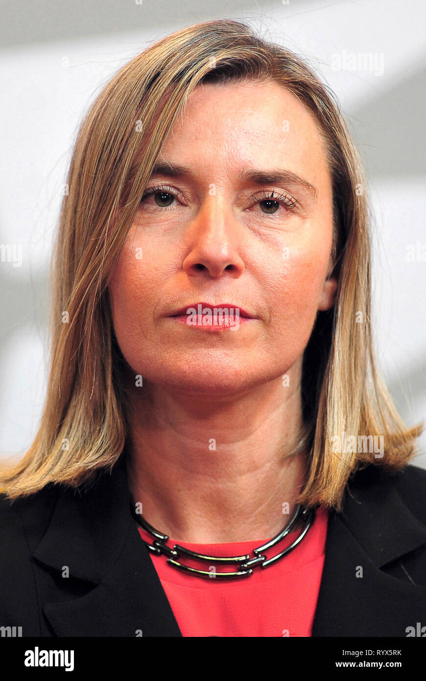 Federica Mogherini - *16.06.1973 : homme politique italien et Haut Représentant pour les Affaires étrangères et la politique de sécurité de l'Union européenne - l'Italie. Banque D'Images