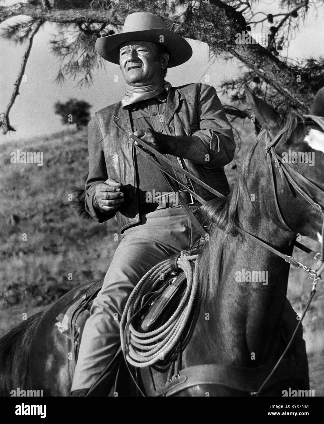 JOHN WAYNE, CHISUM, 1970 Banque D'Images