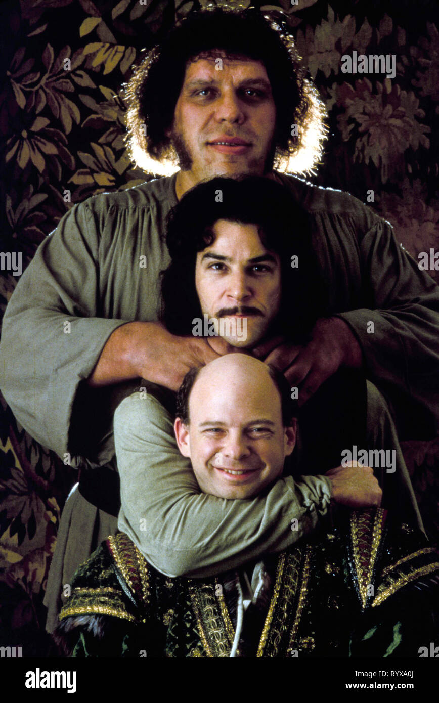 MANDY PATINKIN, André le Géant, WALLACE SHAWN, LE PRINCESS BRIDE, 1987 Banque D'Images