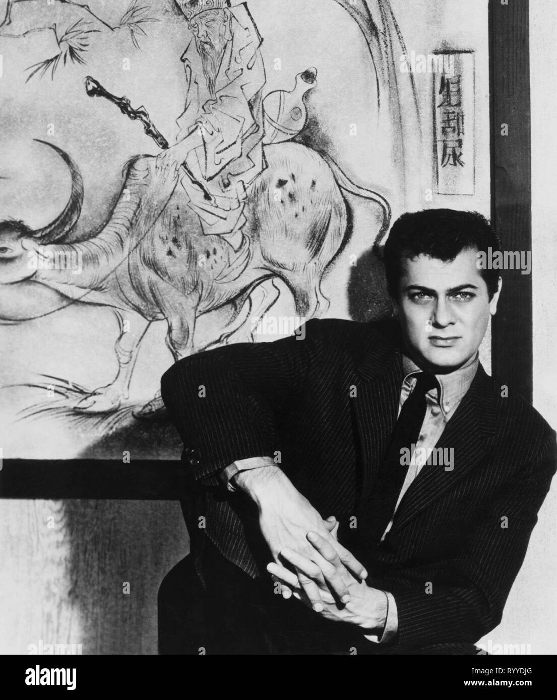 TONY CURTIS, le doux parfum du succès, 1957 Banque D'Images