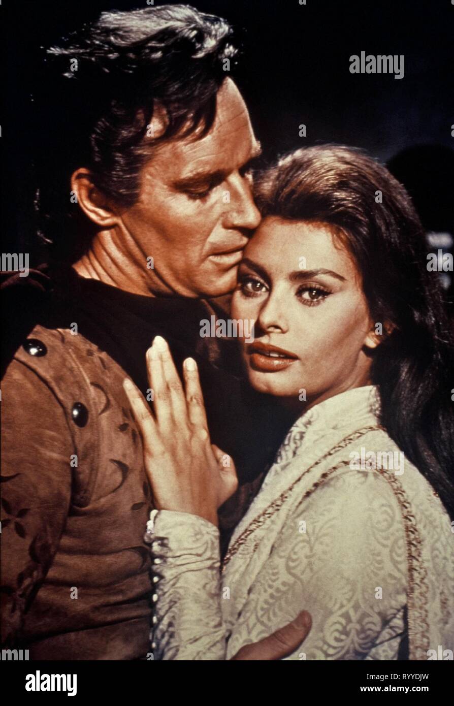 HESTON, LOREN, EL CID, 1961 Banque D'Images