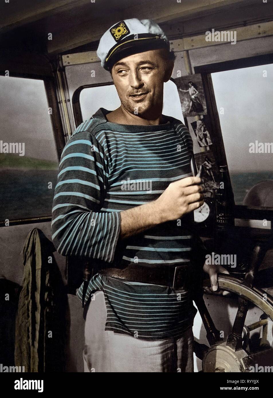 ROBERT MITCHUM, Fire Down Below, 1957 Banque D'Images