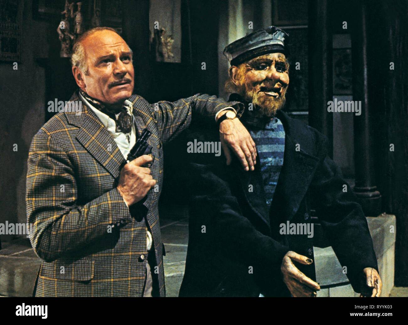 LAURENCE OLIVIER, SLEUTH, 1972 Banque D'Images