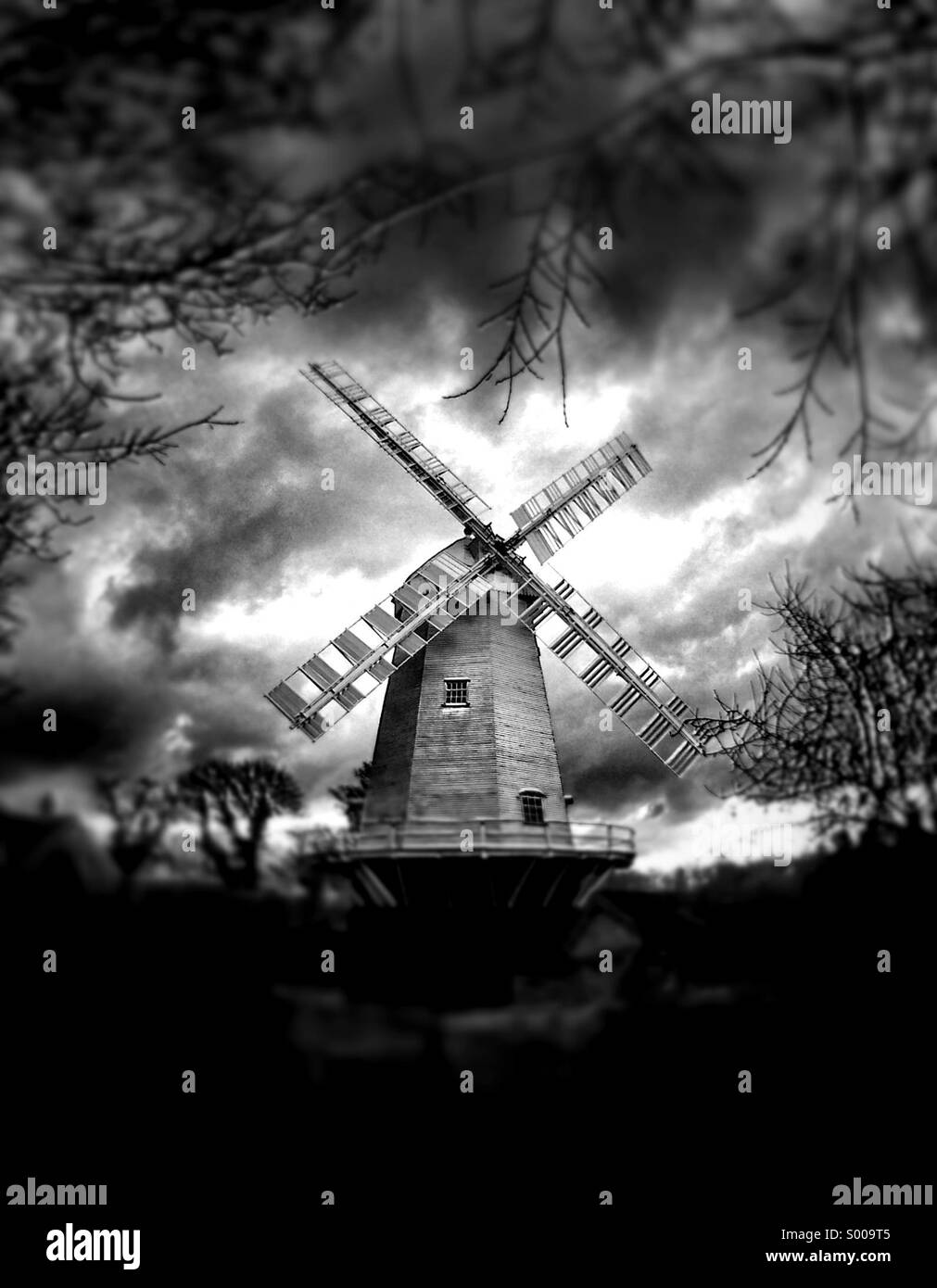 Moulin dans le West Sussex, UK Banque D'Images