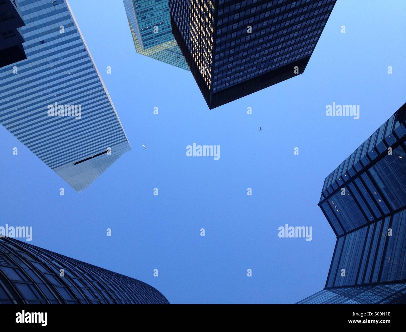 Gratte-ciel de Midtown Manhattan - Image de stock capturée avec un smartphone