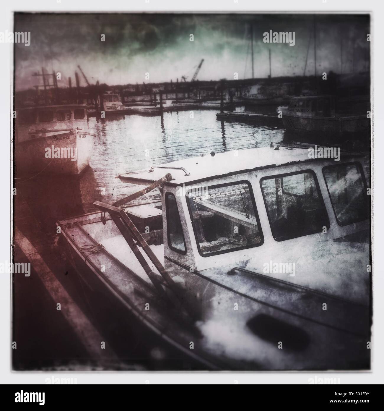 Dans La Baie De Casco Banque d'image et photos Alamy