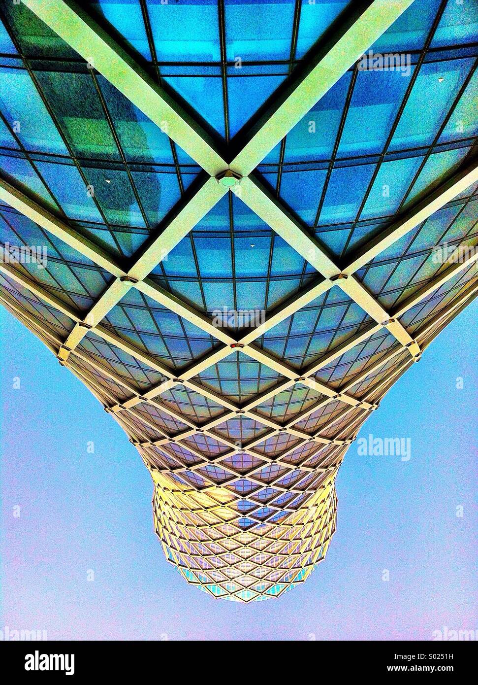 Bâtiment moderne à Doha, Qatar Banque D'Images