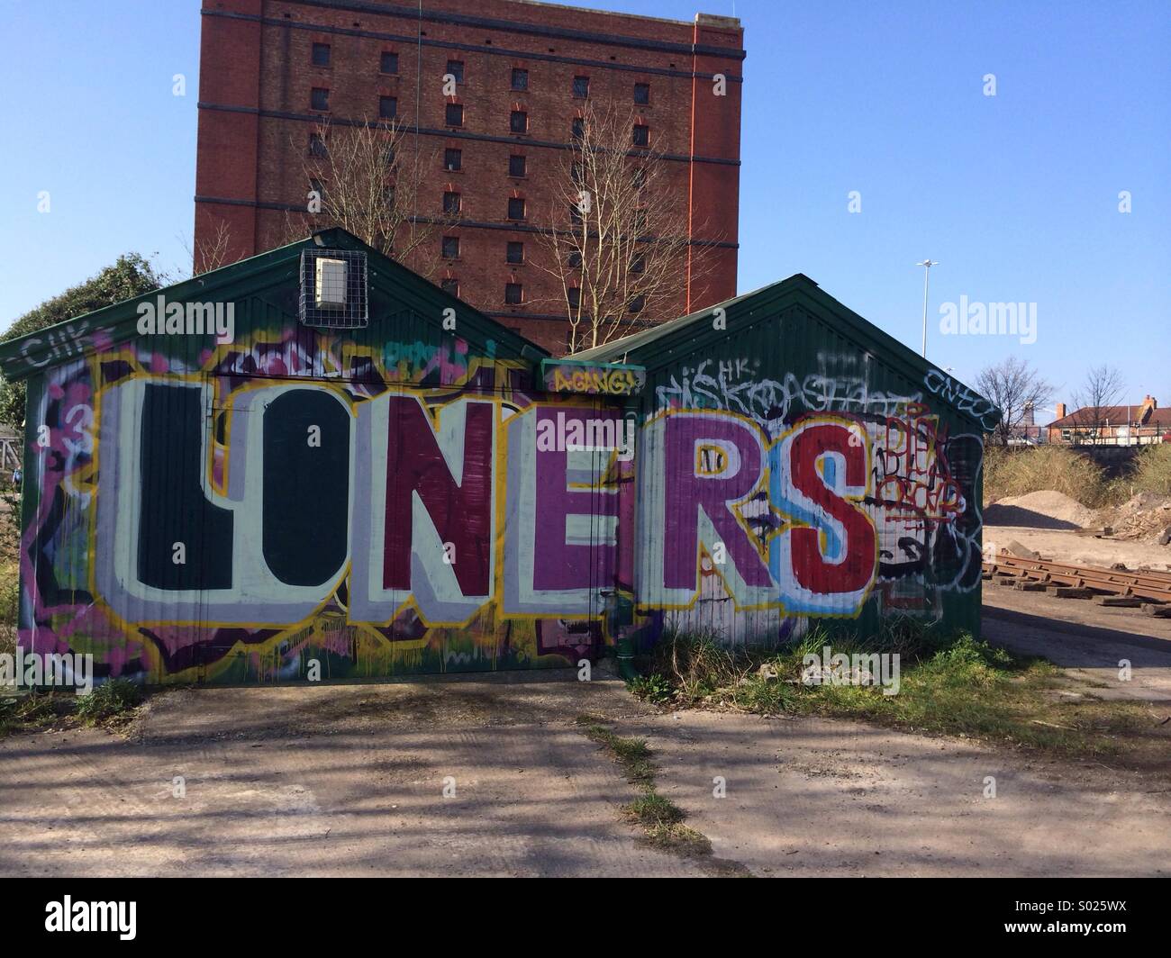 Bristol urbain street art Banque de photographies et d’images à haute