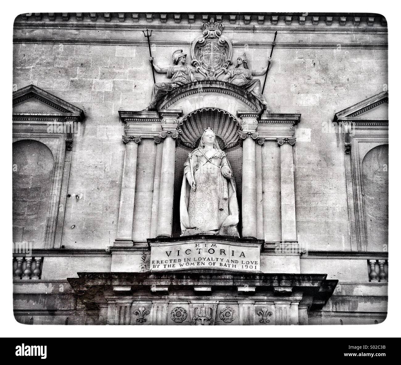 Statue de la reine Victoria - Image de stock capturée avec un smartphone