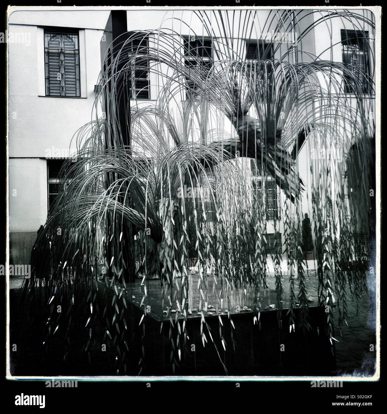 Monument de l'holocauste a tree Budapest Hongrie Banque D'Images