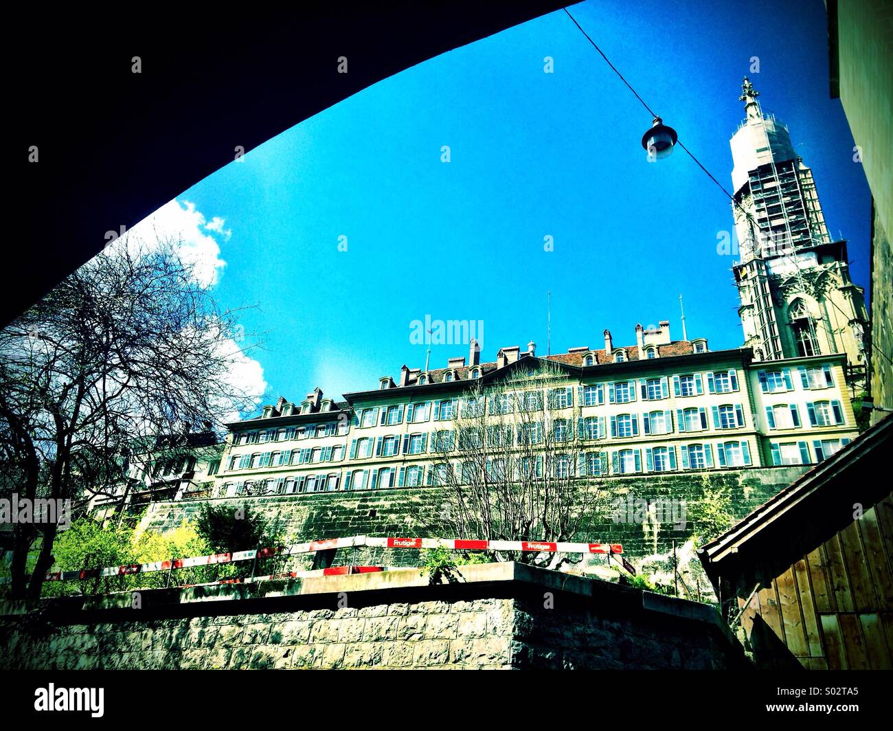 La cathédrale de Berne, Suisse - Image de stock capturée avec un smartphone