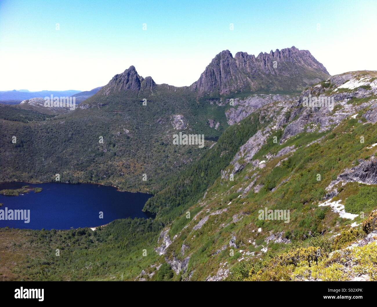 La Tasmanie Cradle Mountain Banque D'Images