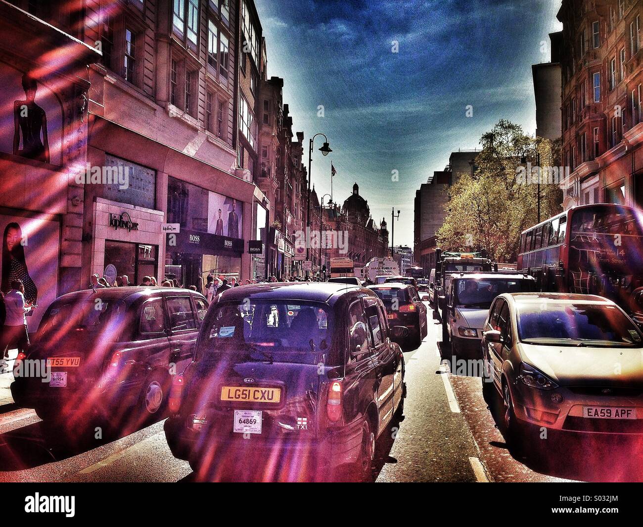 Londres - Image de stock capturée avec un smartphone