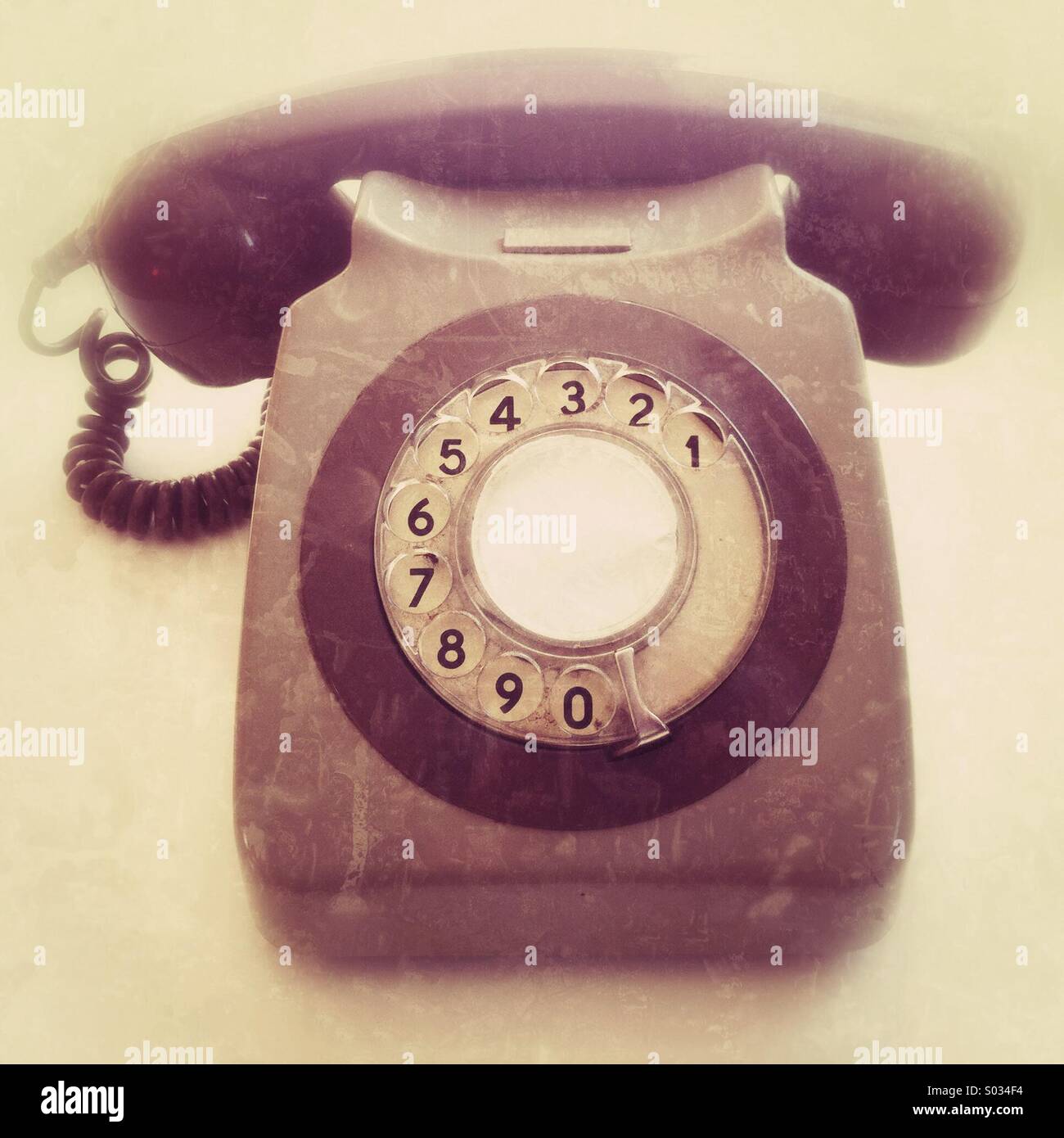 Vieux téléphone Banque D'Images