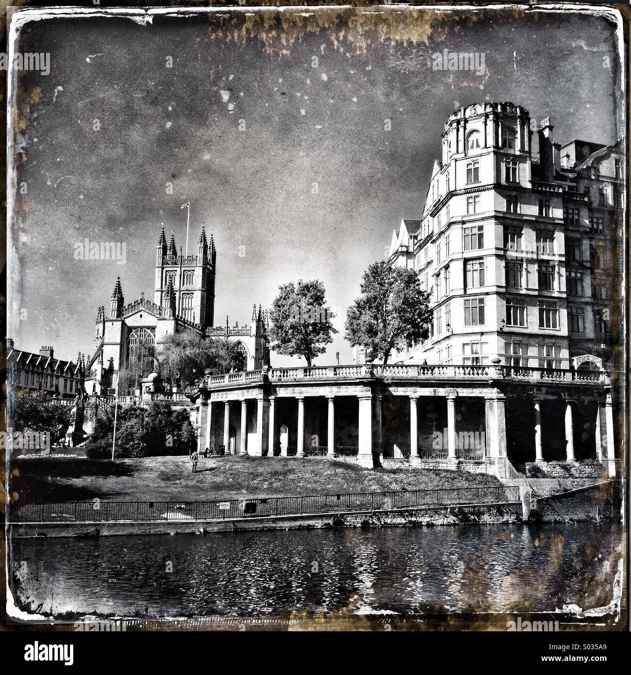 Ville de Bath - Image de stock capturée avec un smartphone