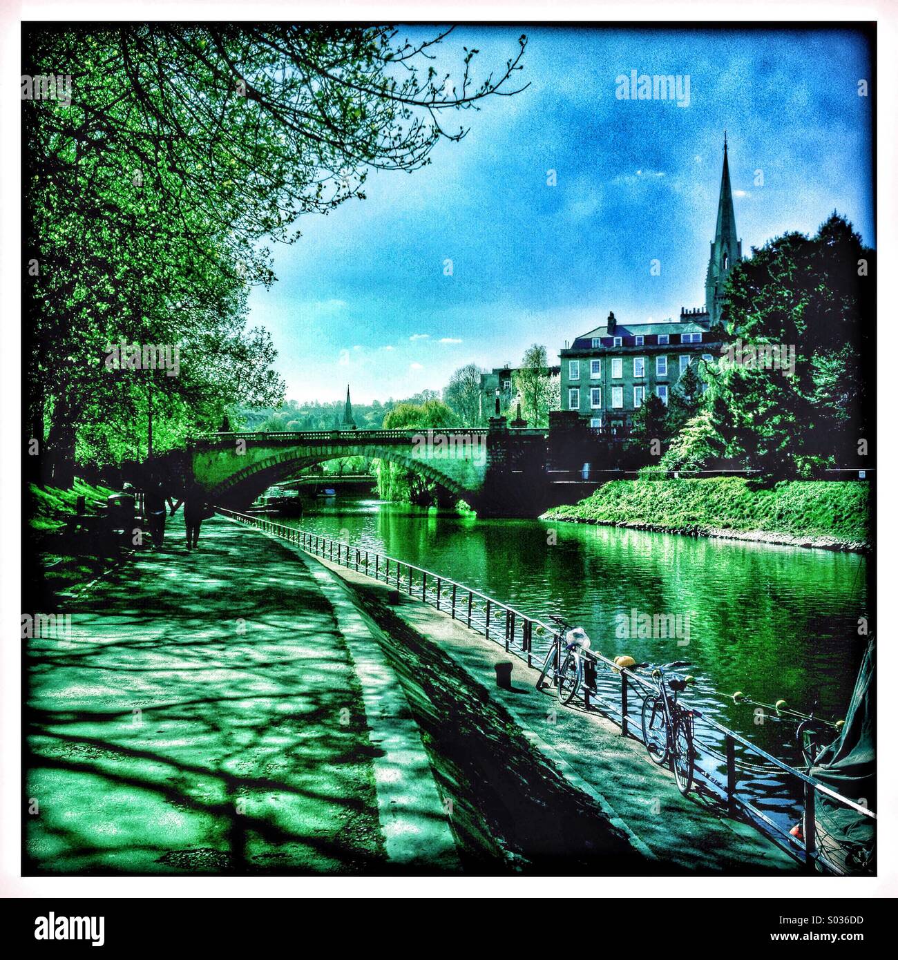 Bain Somerset - Image de stock capturée avec un smartphone