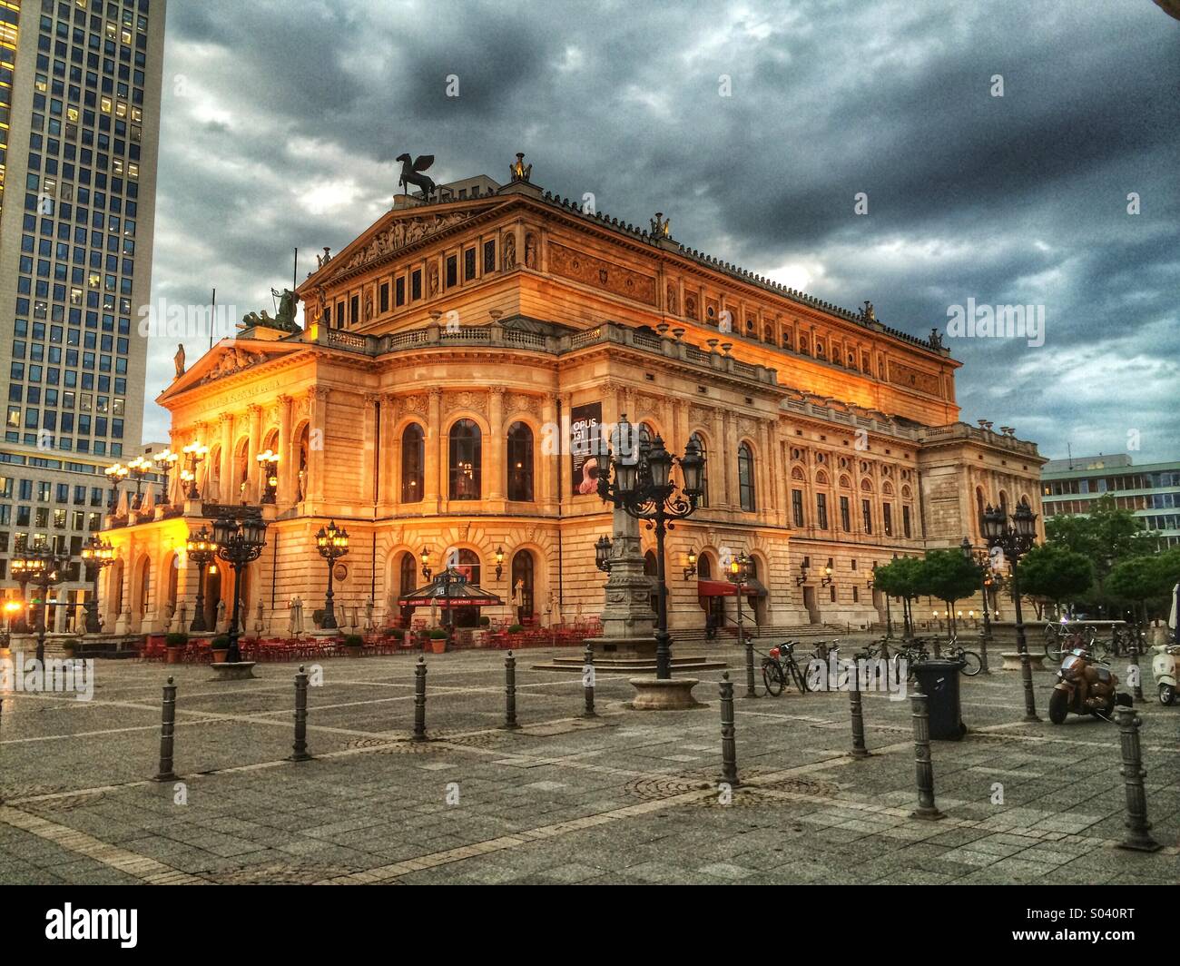 Francfort, Alte Oper Banque D'Images