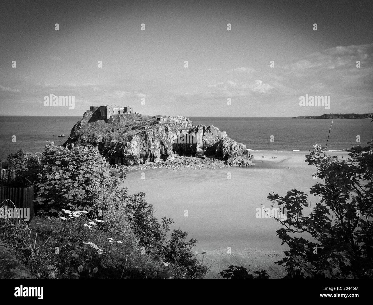 St Catherines Island Tenby - Image de stock capturée avec un smartphone