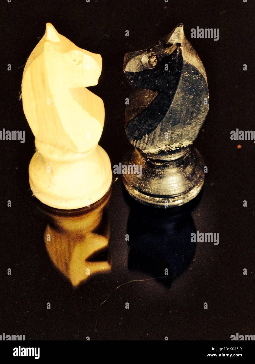 Face à face - Image de stock capturée avec un smartphone