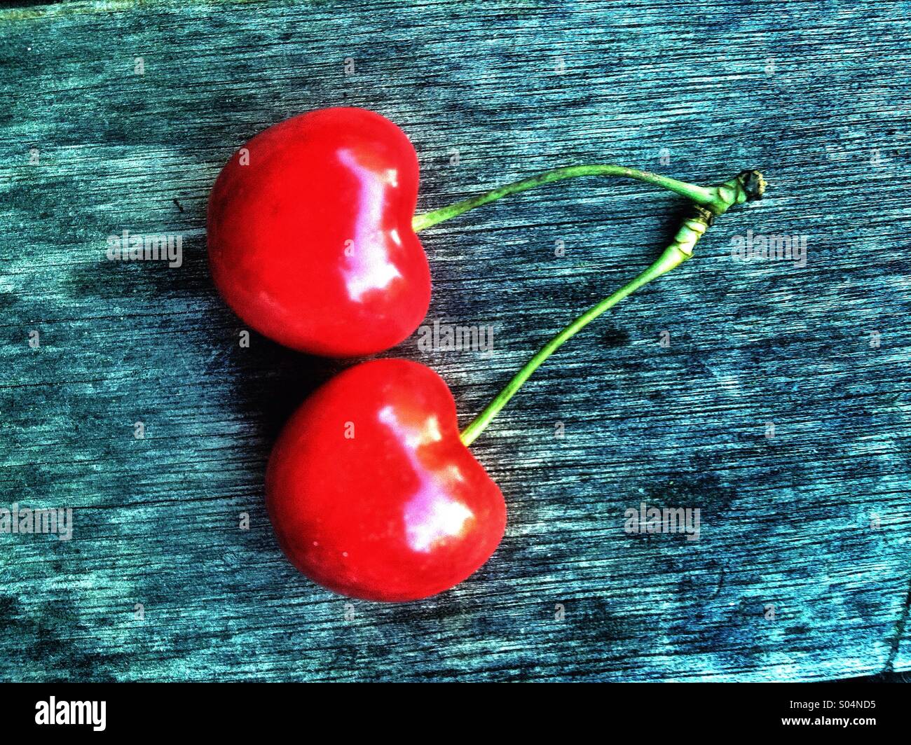 Cerises Banque D'Images