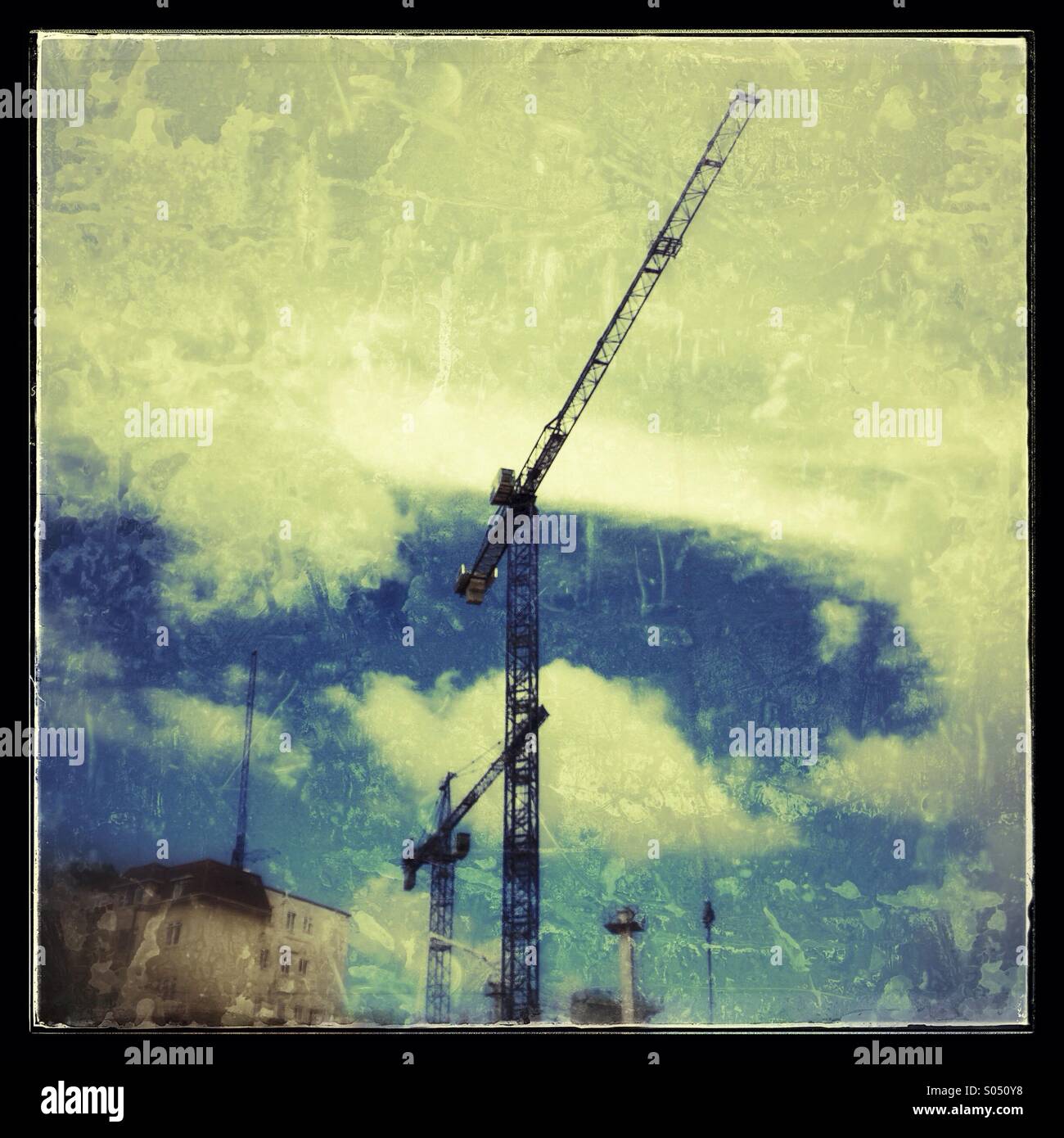 Grues Banque D'Images