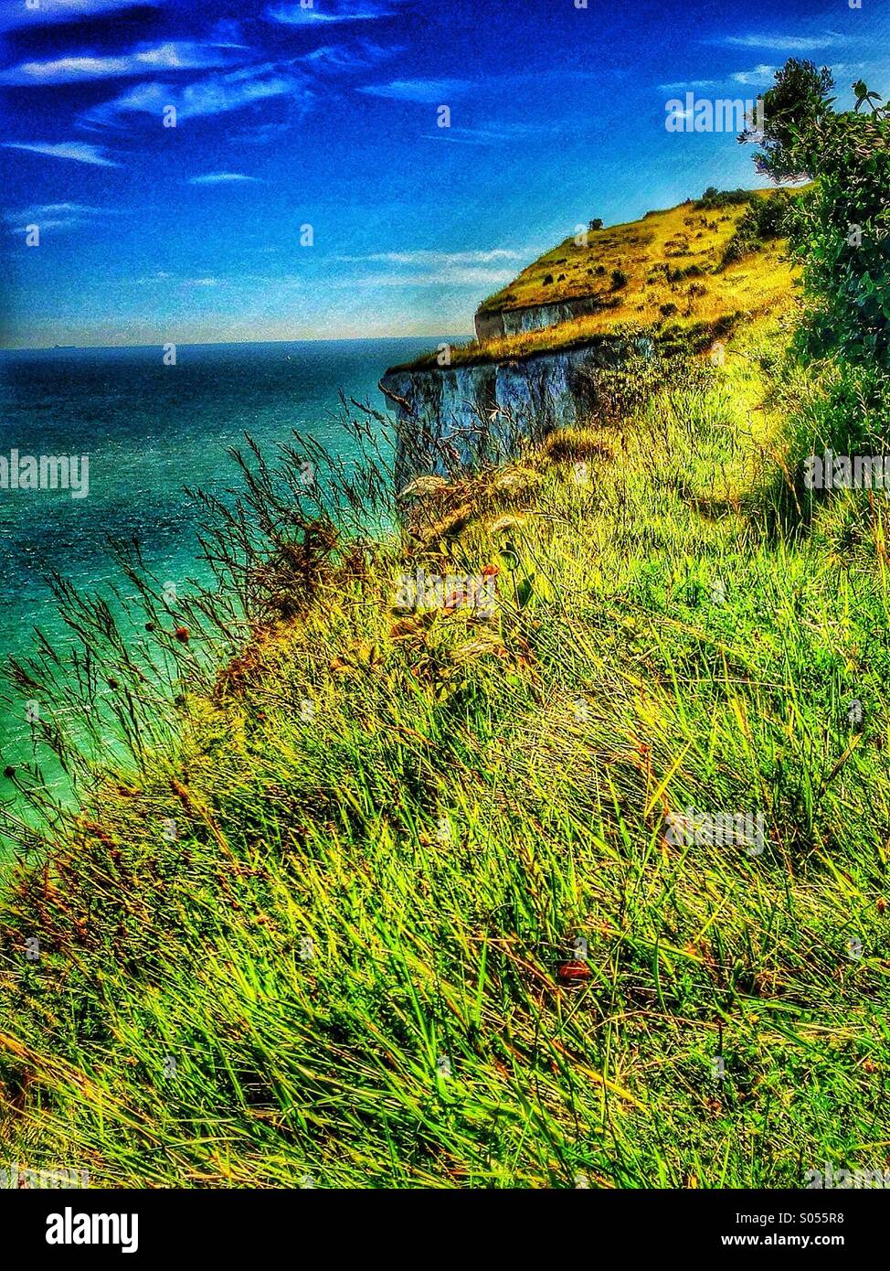 White Cliffs of Dover - Image de stock capturée avec un smartphone