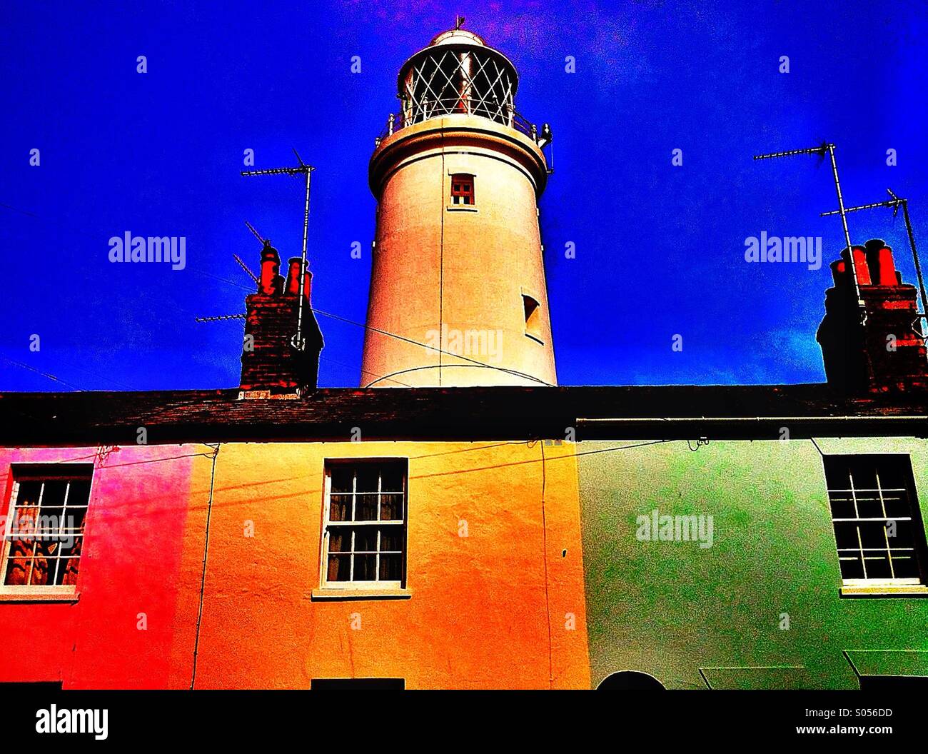 Southwold lighthouse - Image de stock capturée avec un smartphone