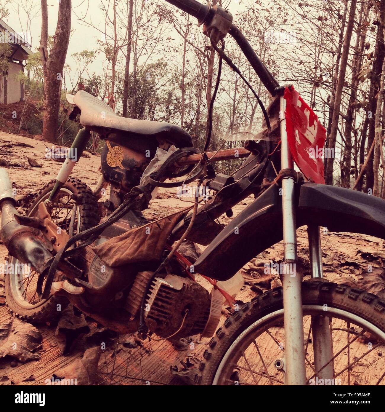 Moto ancienne Banque D'Images