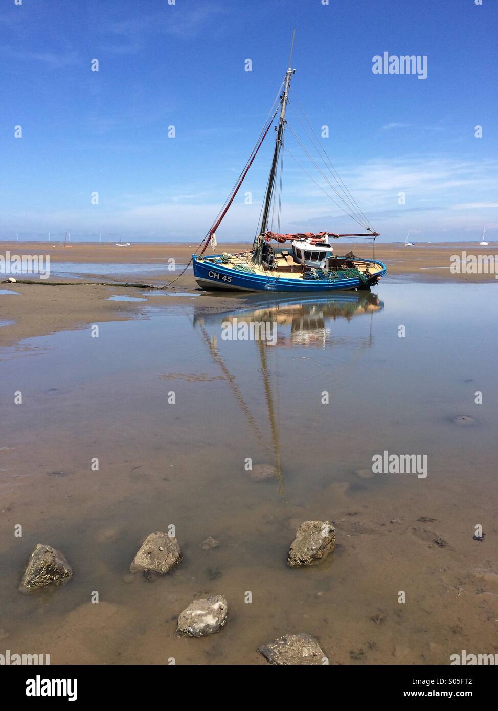 Bateau de pêche Banque D'Images