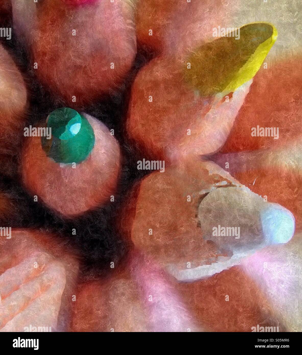 Close up of pencils - Image de stock capturée avec un smartphone