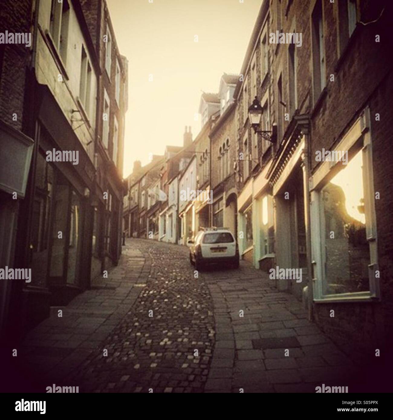 St Catherine's Hill, Frome, Somerset - Image de stock capturée avec un smartphone