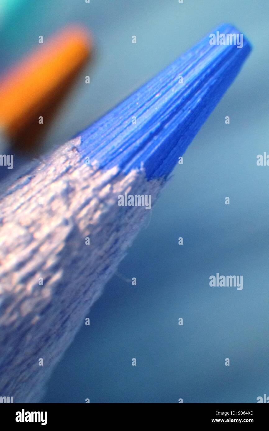 Un crayon à colorier - Image de stock capturée avec un smartphone