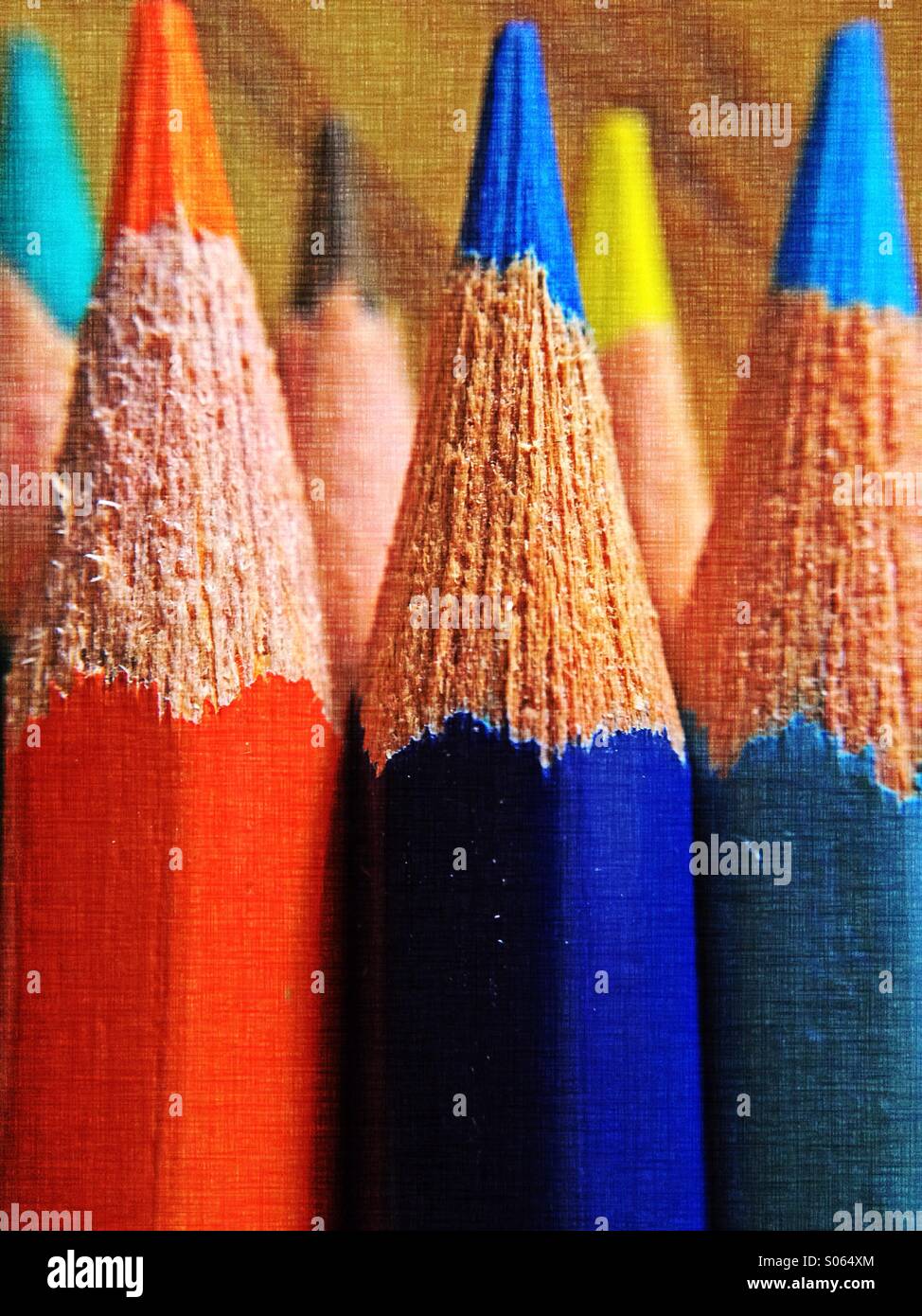 Crayons de couleur - Image de stock capturée avec un smartphone