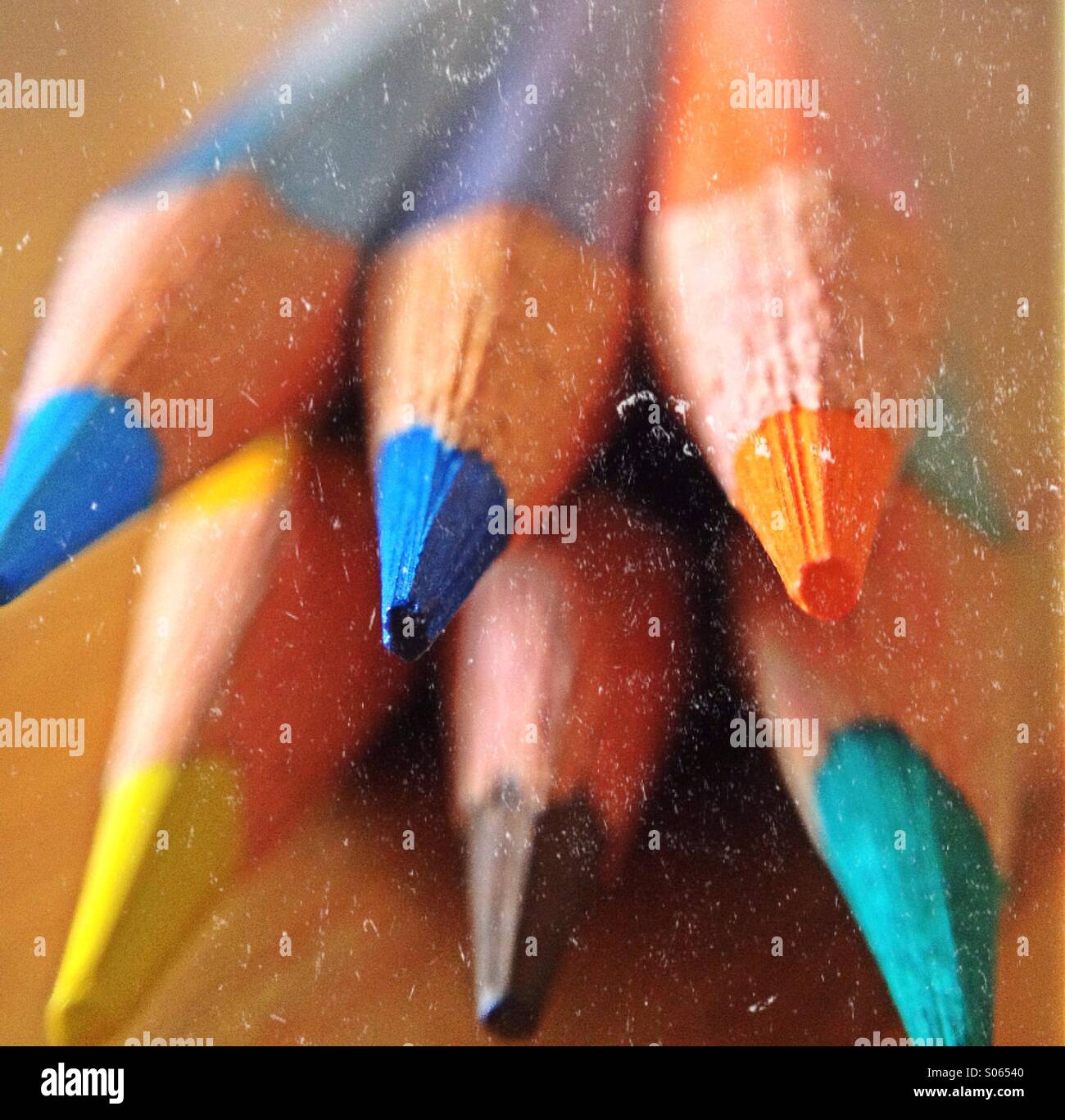 Crayons de couleur - Image de stock capturée avec un smartphone