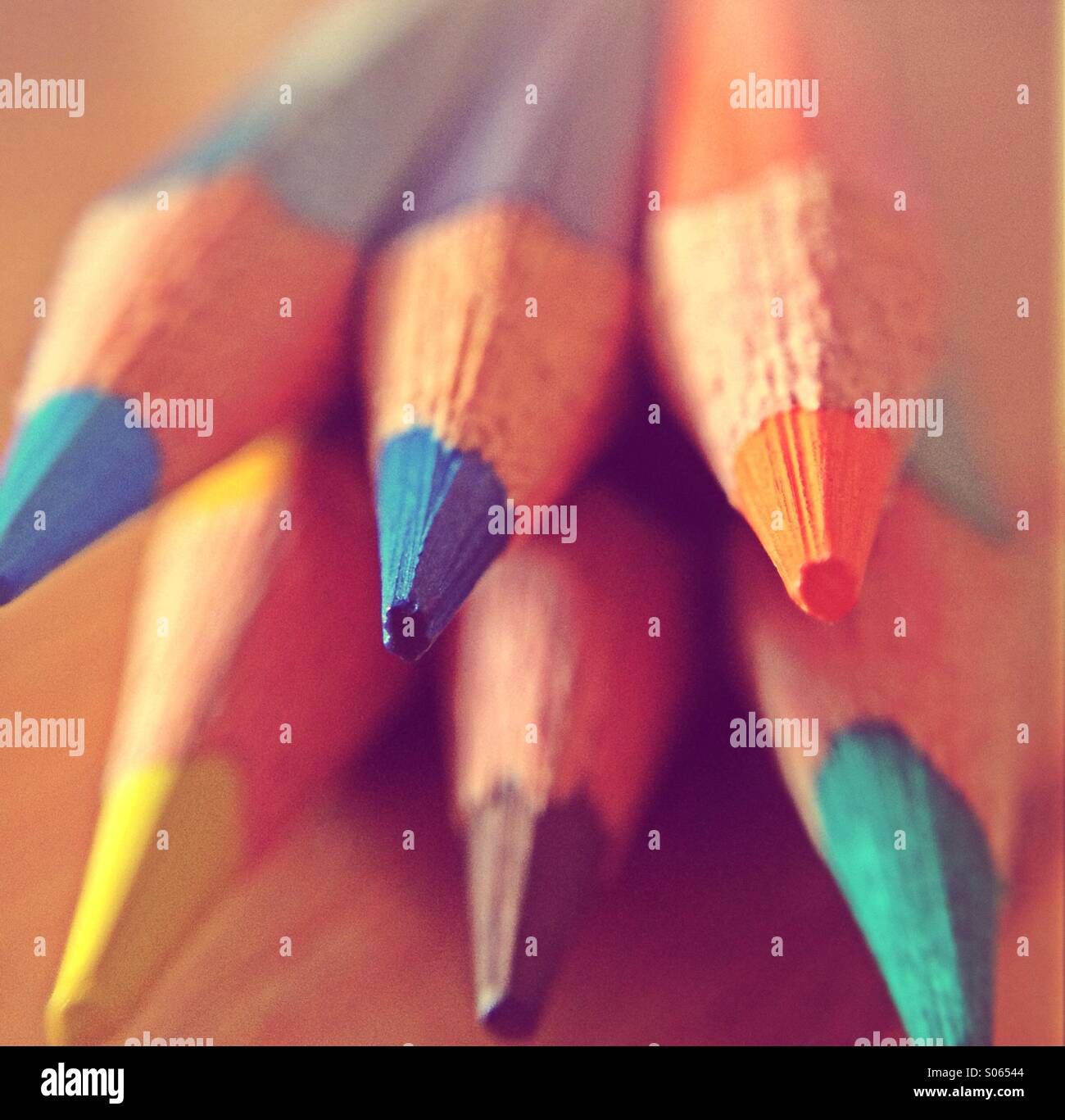 Crayons de couleur - Image de stock capturée avec un smartphone