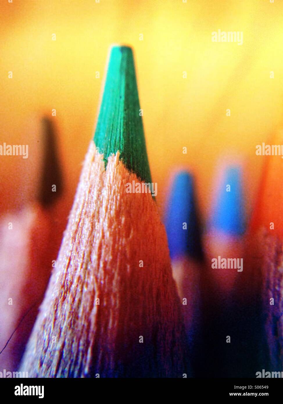 Crayons de couleur - Image de stock capturée avec un smartphone