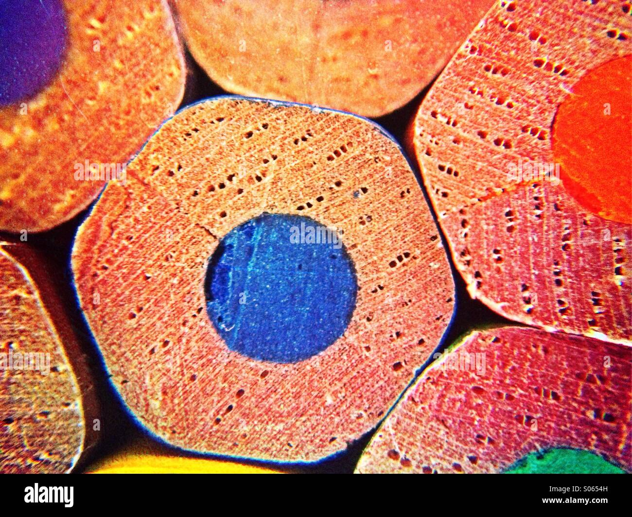 Crayons de couleur - Image de stock capturée avec un smartphone