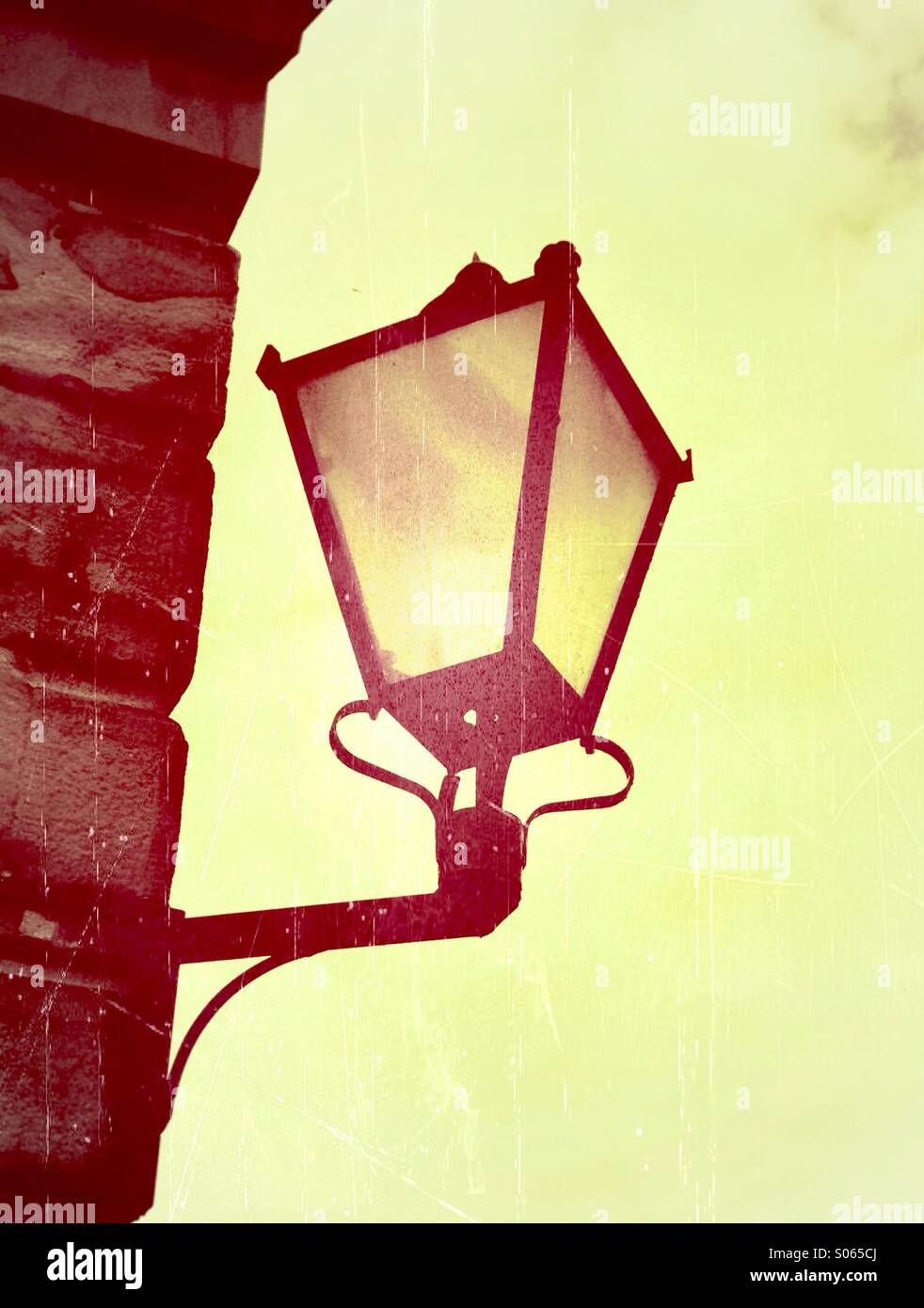 Vintage lampe de rue Banque D'Images