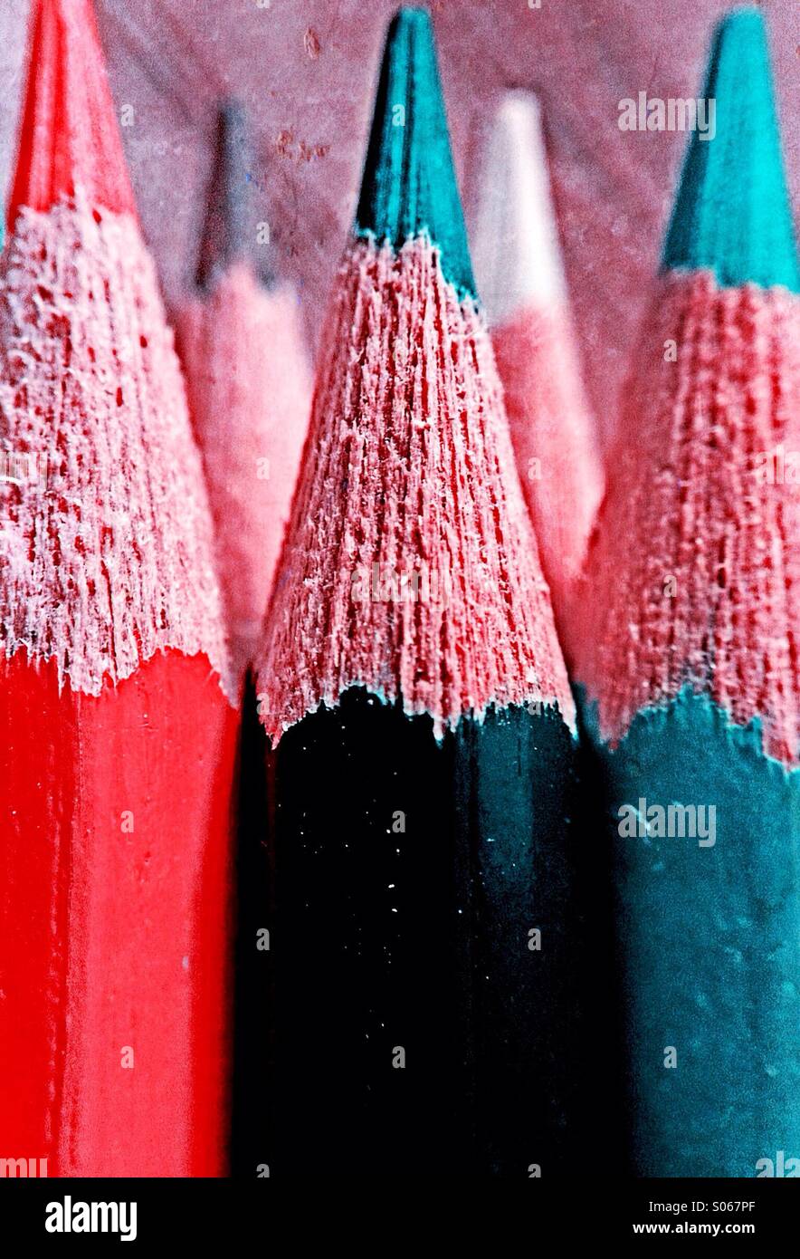 Crayons de couleur - Image de stock capturée avec un smartphone