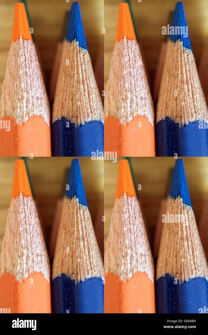 Crayons de couleur - Image de stock capturée avec un smartphone