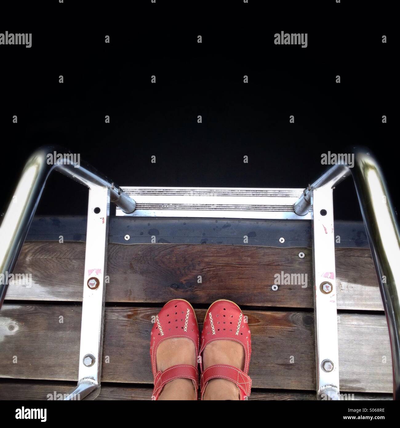 Plongeant Banque D'Images