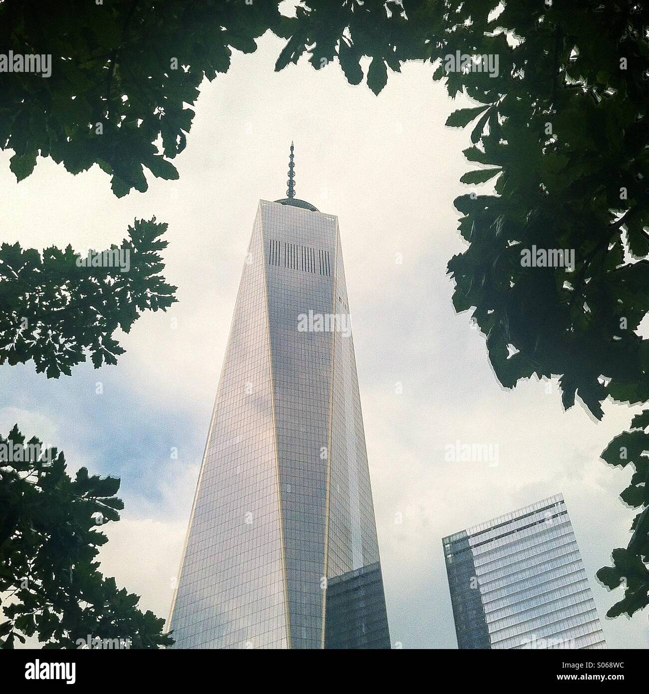 Tour du World Trade Center à New York - Image de stock capturée avec un smartphone