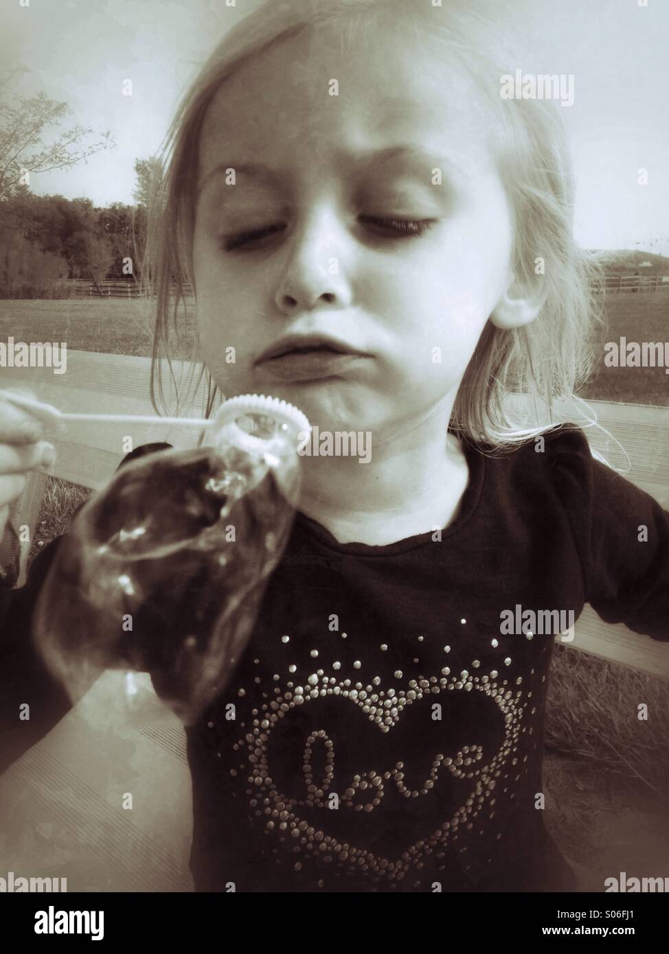 Bulles de b/w. Banque D'Images