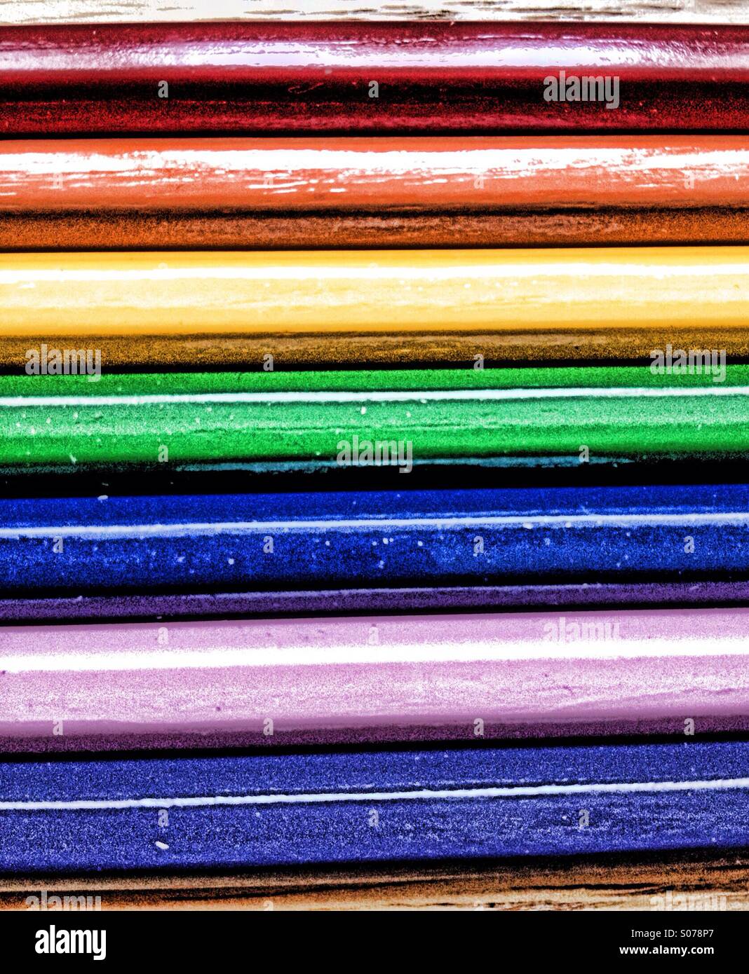 Crayons de couleur - Image de stock capturée avec un smartphone