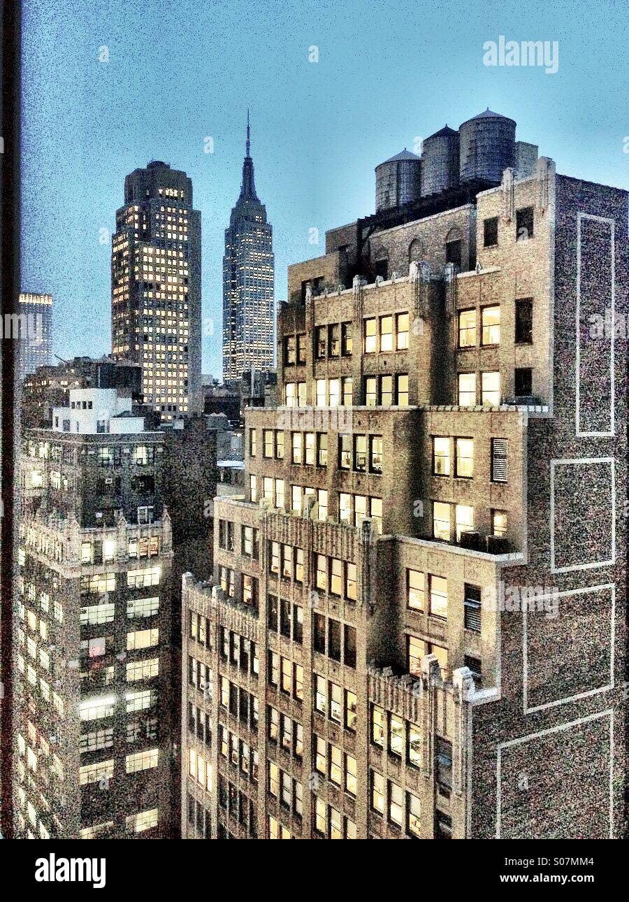 Empire State Building, New York City, NY - Image de stock capturée avec un smartphone
