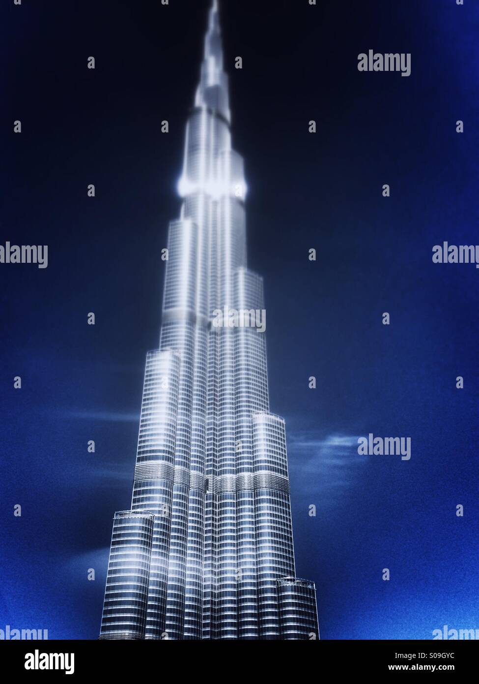 Burj Khalifa, Dubai, Émirats Arabes Unis - Image de stock capturée avec un smartphone