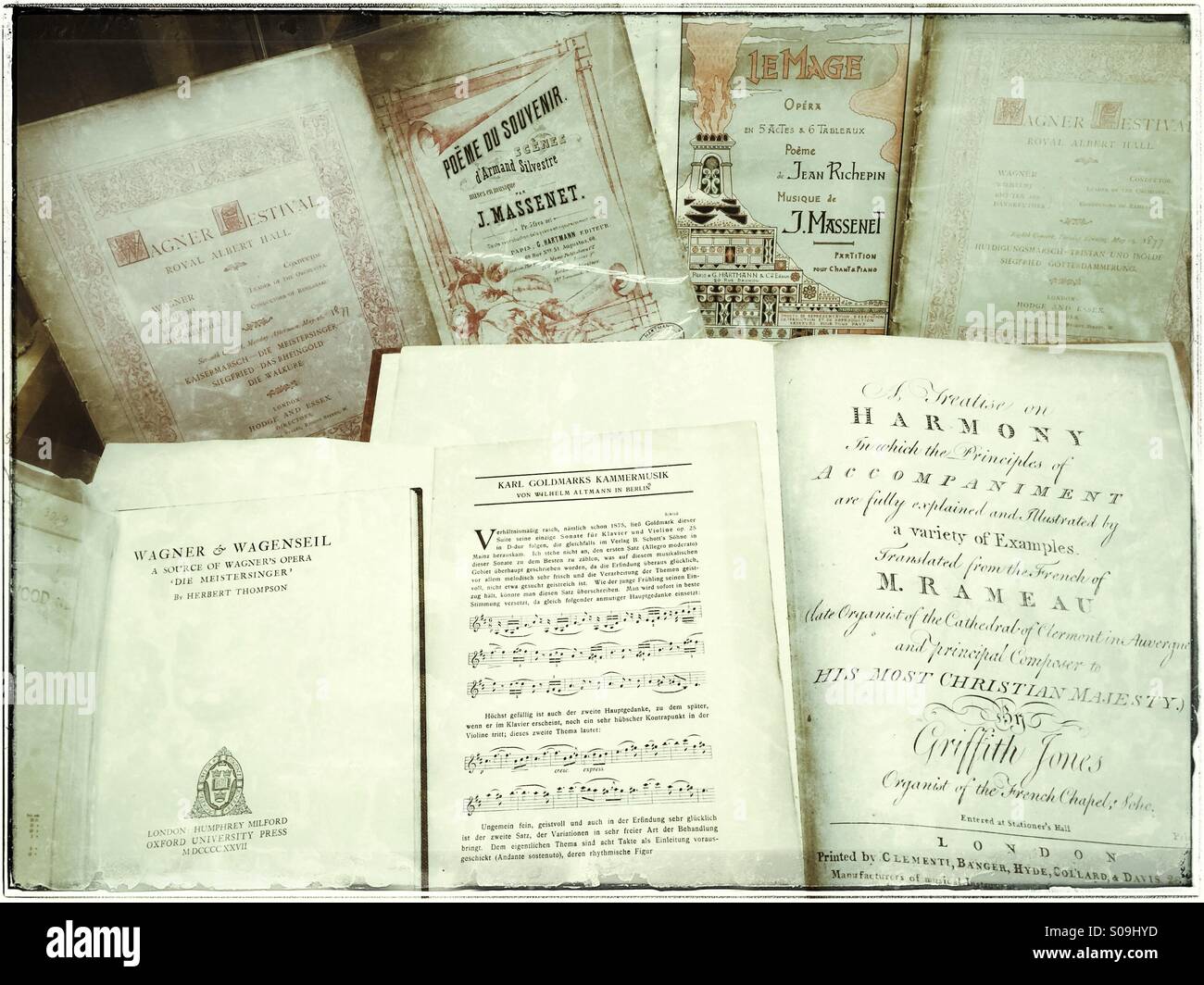 Livres anciens Banque D'Images