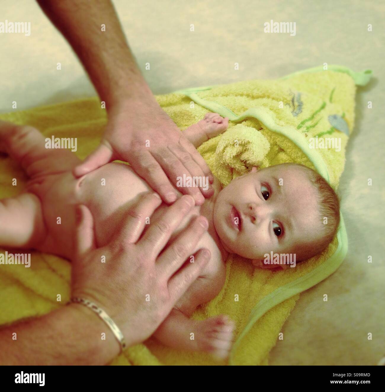 Bien-être de bébé - Image de stock capturée avec un smartphone