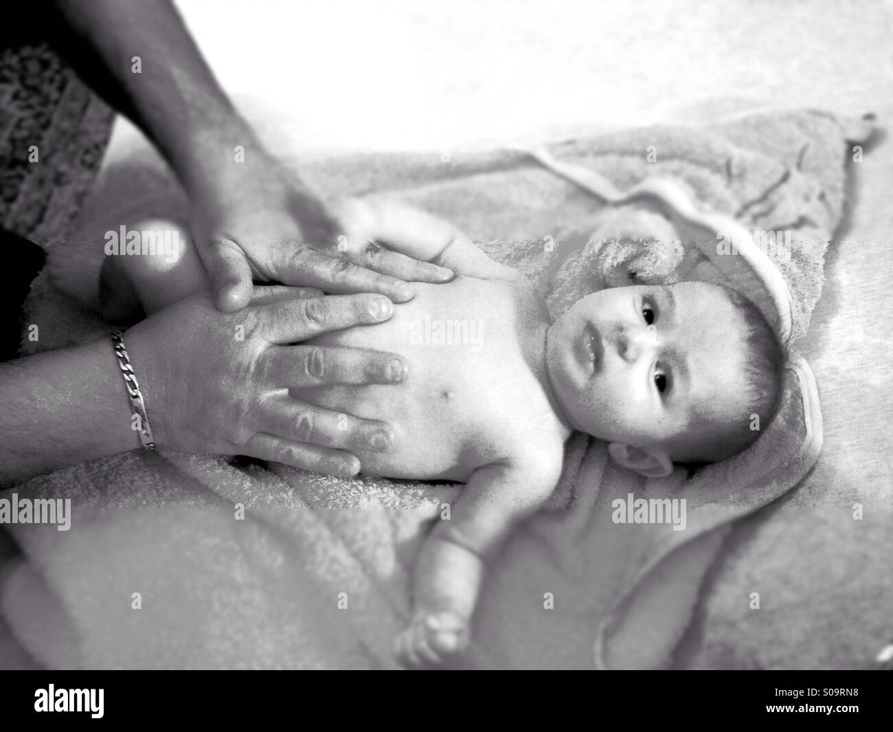 Bébé Massé - Image de stock capturée avec un smartphone